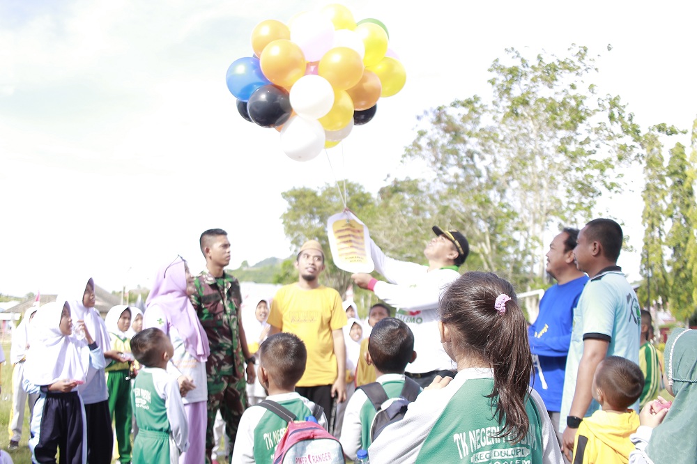 Pelepasan Balon sebagai tanda di launchingnya 5 Program Inovasi PKM DUlupi